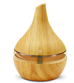 300ML USB ELECTRIC AROMA AIR DIFFUSER WOOD ULTRASONIC AIR HUMIDIFIER ESSENTIAL OIL AROMATHERAPY COOL MIST MAKER FOR HOME