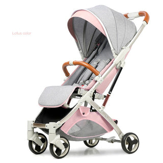 5.8 kg Light aluminium alloy stroller gold frame car Portable fold