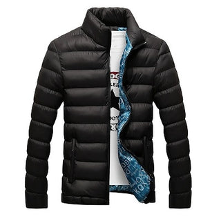 Winter Jacket Men 2019 New Cotton Padded Thick Jackets Parka Slim Fit Long Sleeve Quilted Outerwear Clothing Warm Coats