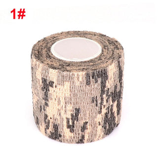 4.5m Camouflage Elastic Wrap Tape Hunt Disguise Elastoplast Self Adhesive Sports Protector Knee Finger